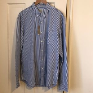 J Crew Men’s Slim Fit Striped Button Down Shirt
